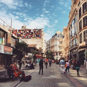 Calle Sarandi Montevideo